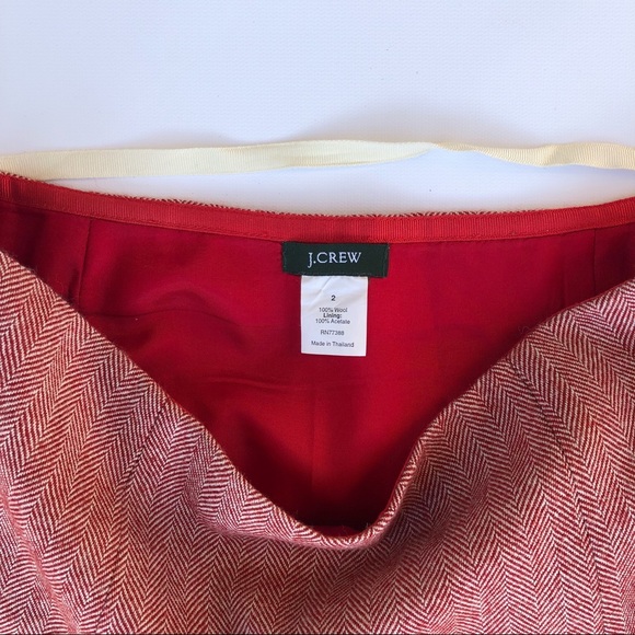 Red and cream JCrew skirt! - Picture 4 of 5